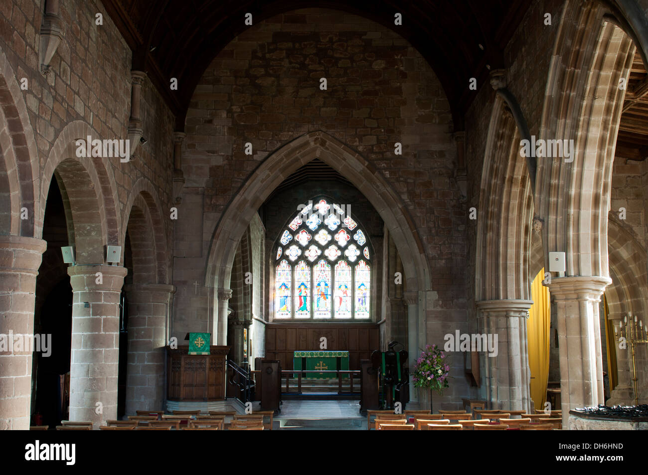 St. Michael`s Church, Stoke Prior, Worcestershire, UK Stock Photo Alamy
